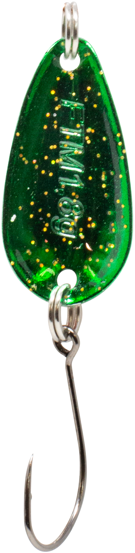 Spoon Bee 1,8 g grün - orange / grün goldener Glitter