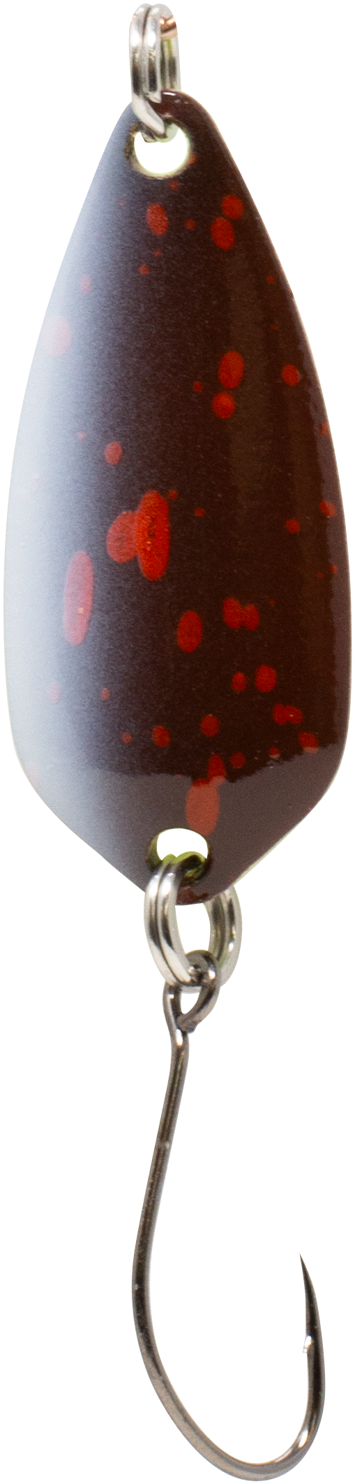 Spoon Wasp 2,5 g weiß - braun - orange / gelb roter Glitter