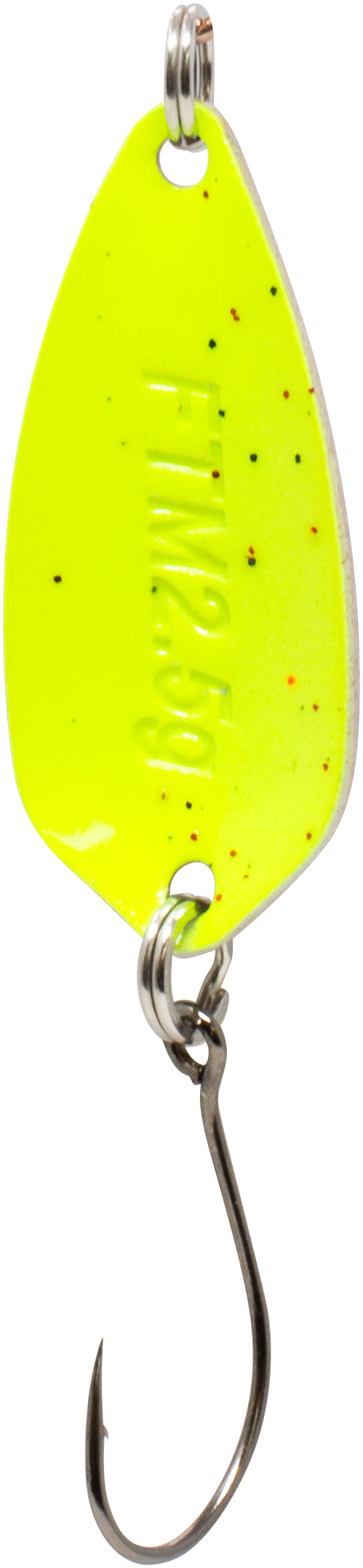 Spoon Wasp 2,5 g weiß - braun - orange / gelb roter Glitter