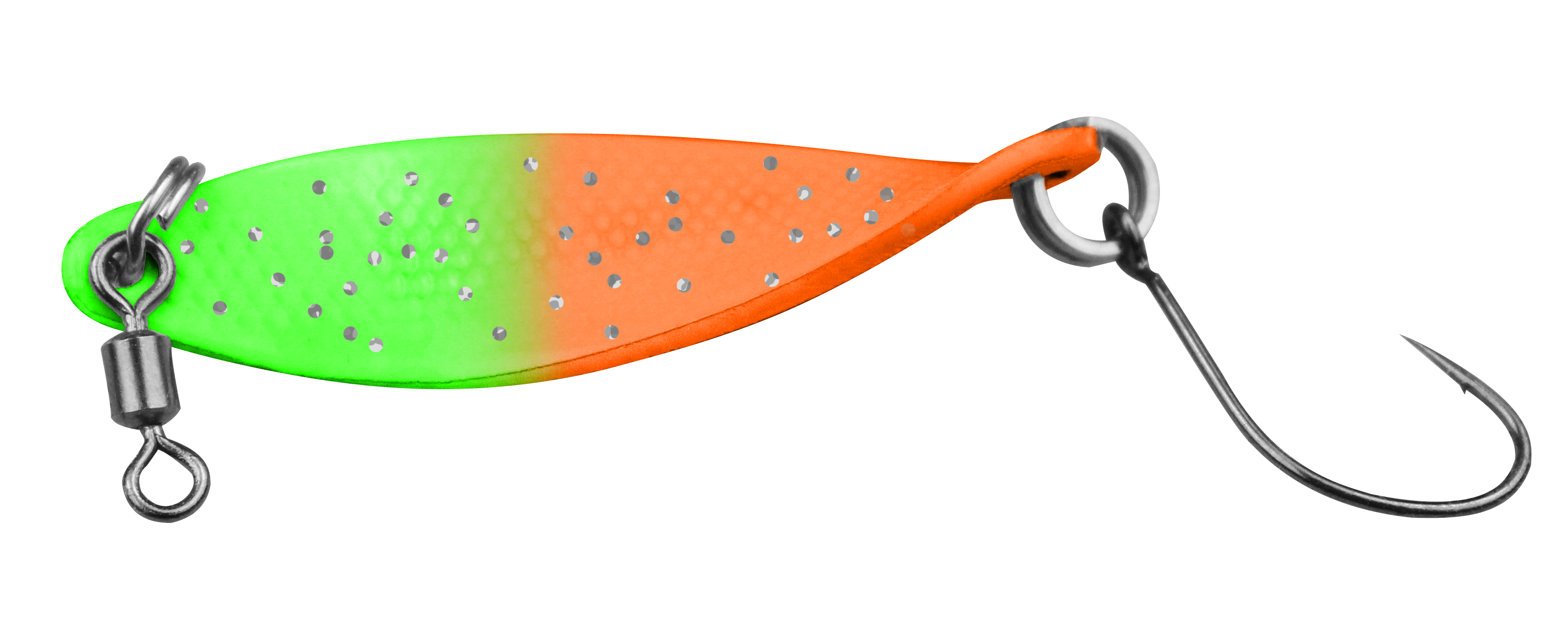 Spoon Wob 3,2 g neon orange-neon grün m. Glitter / neon grün m. Glitter