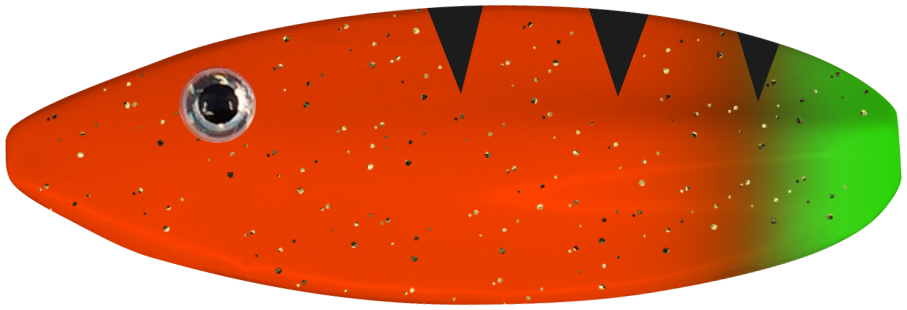 Spoon Wob 3,2 g neon orange-neon grün m. Glitter / neon grün m. Glitter
