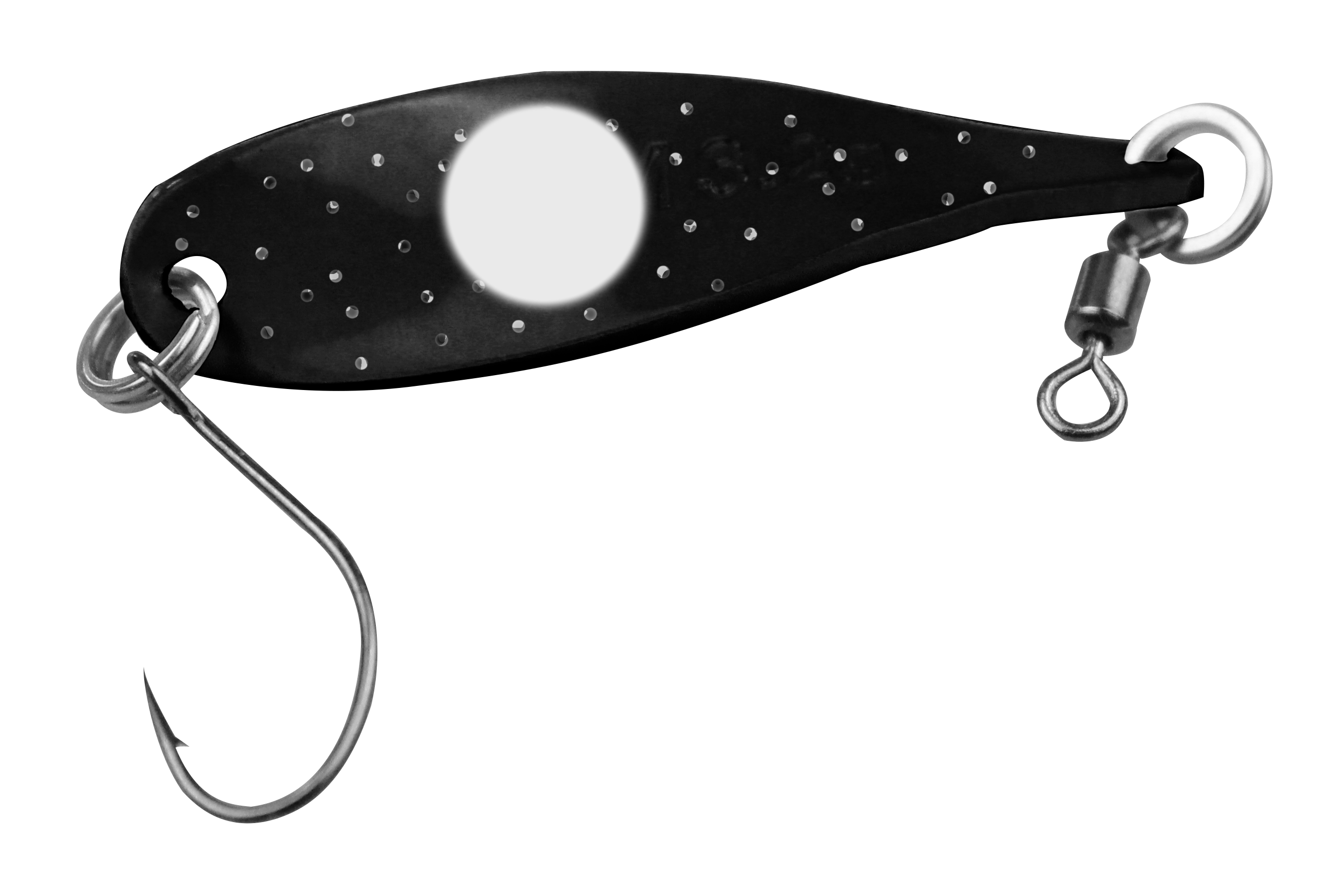 Spoon Wob 3,2 g neon orange lumi / schwarz m. Glitter