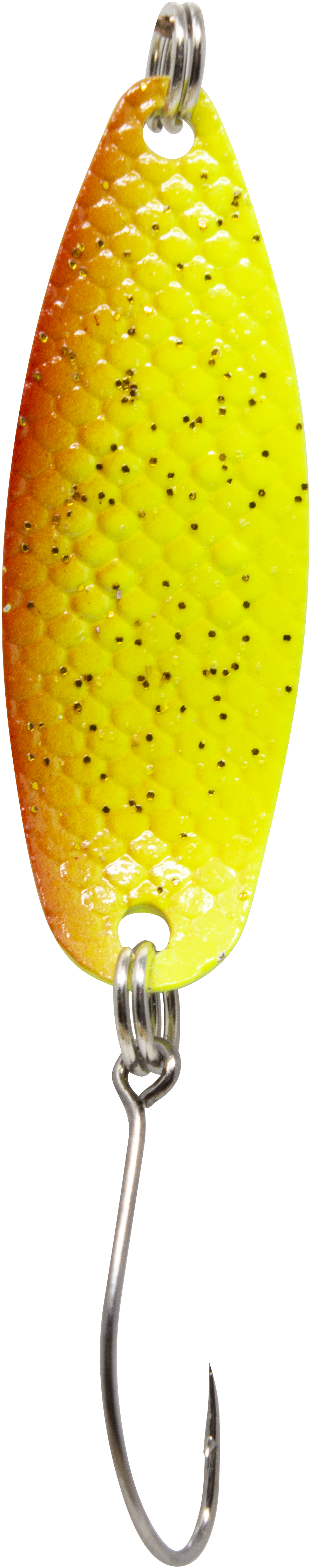 Spoon Hammer 2,4 g orange-gelb m. Glitter / gold