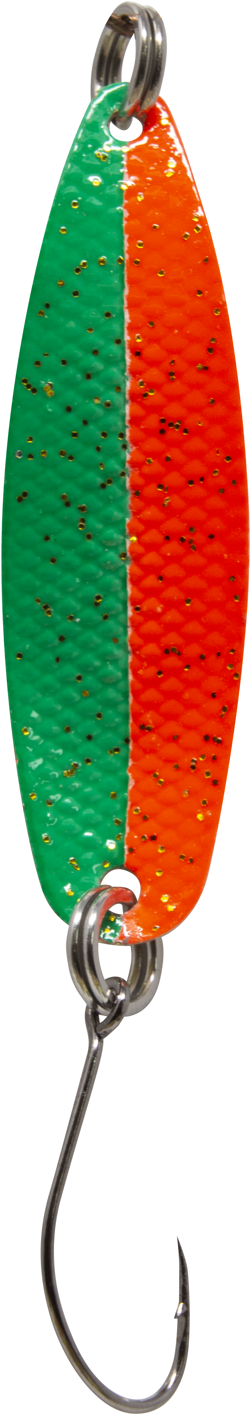 Spoon Hammer 3,2 g grün-rot m. Glitter / gold