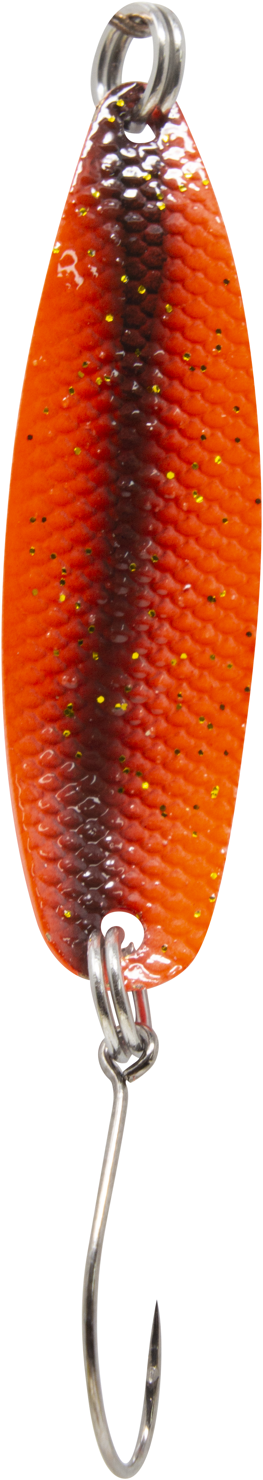 Spoon Hammer 3,2 g orange-rot m. Glitter / schwarz-orange