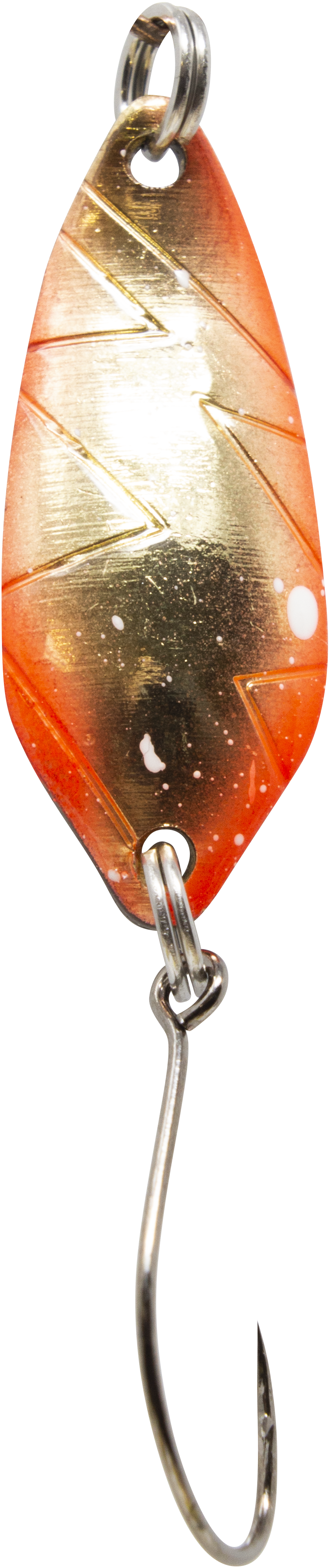 Spoon Strike 2,1 g orange-gold-weiß / schwarz-weiß