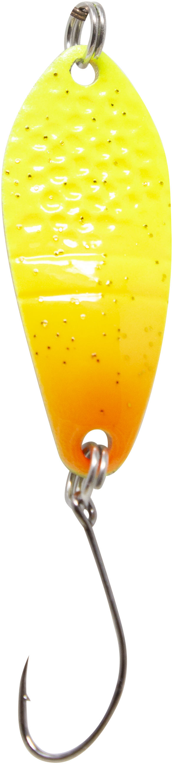 Spoon Dragon 2,5 g gelb-orange m. Glitter / gold