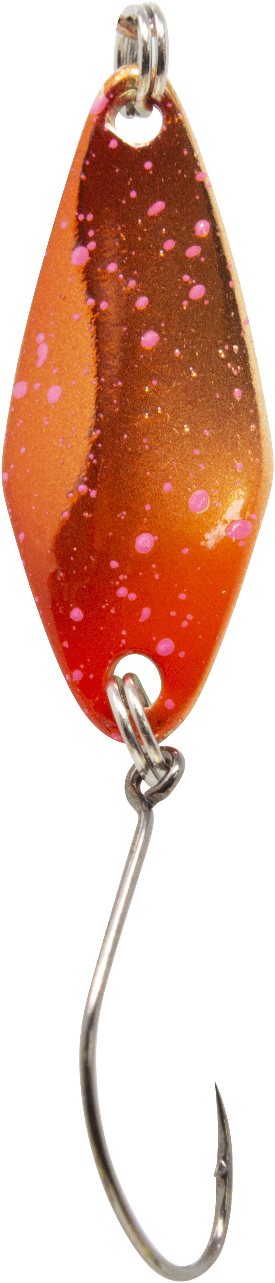 Spoon Tremo 2,3 g orange-rot pink / weiß-grün m. Glitter