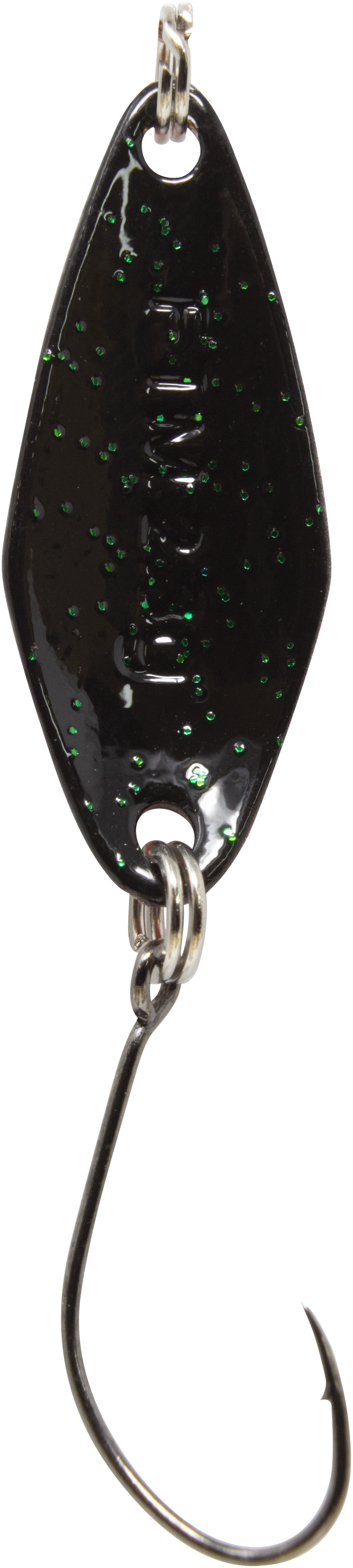 Spoon Tremo 2,3 g orange-rot m. Glitter / schwarz m. Glitter