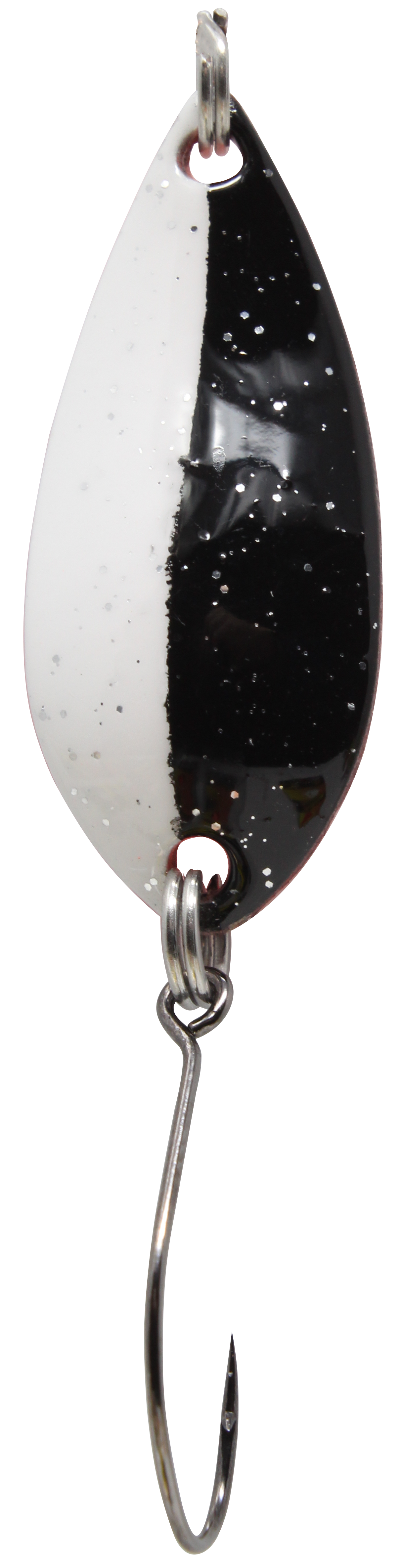 Spoon Salza 3,2 g schwarz-weiß m. Glitter / orange