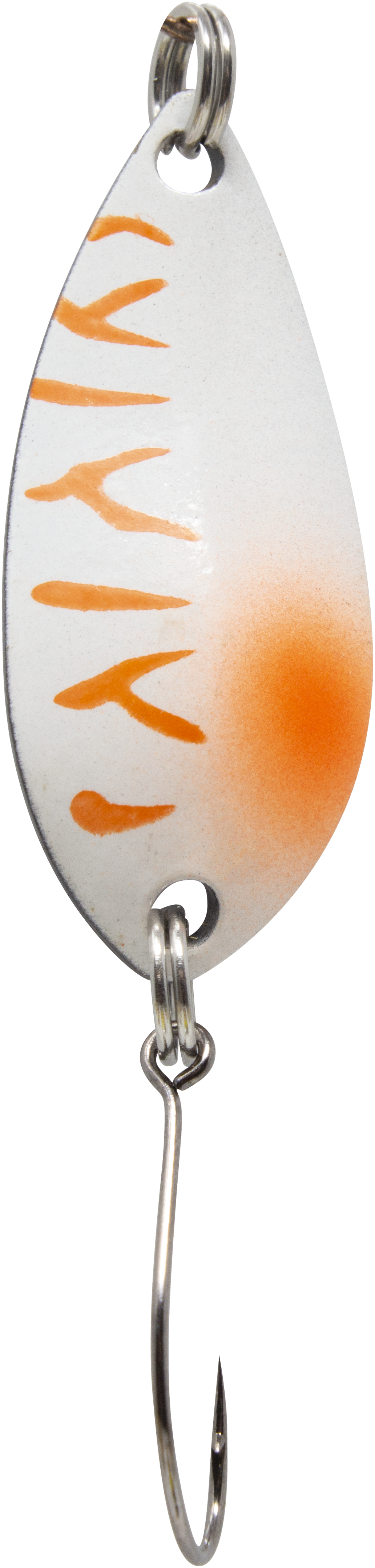 Spoon Salza 3,2 g weiß-orange / schwarz weißer Punkt