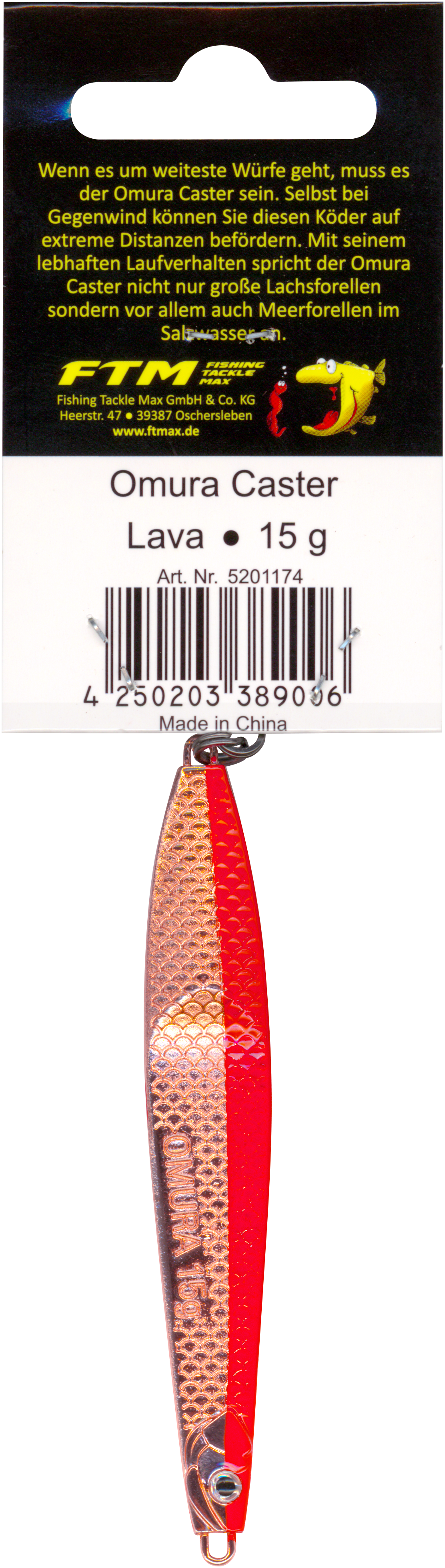 Omura Caster 15 g Farbe 14 Lava