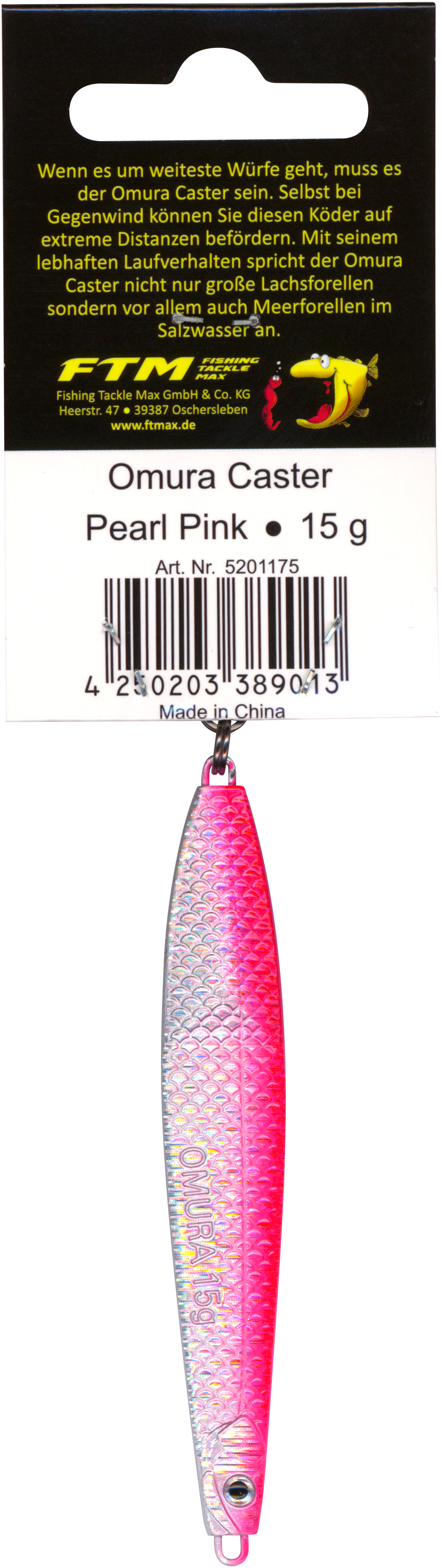 Omura Caster 15 g Farbe 15 Pearl Pink