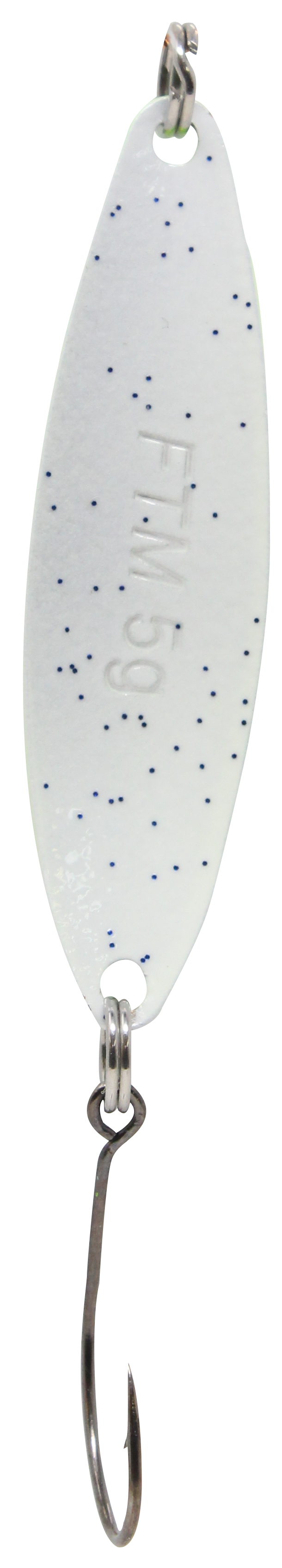 Spoon Heavy 5 g Chartreuse / blue / white with dots