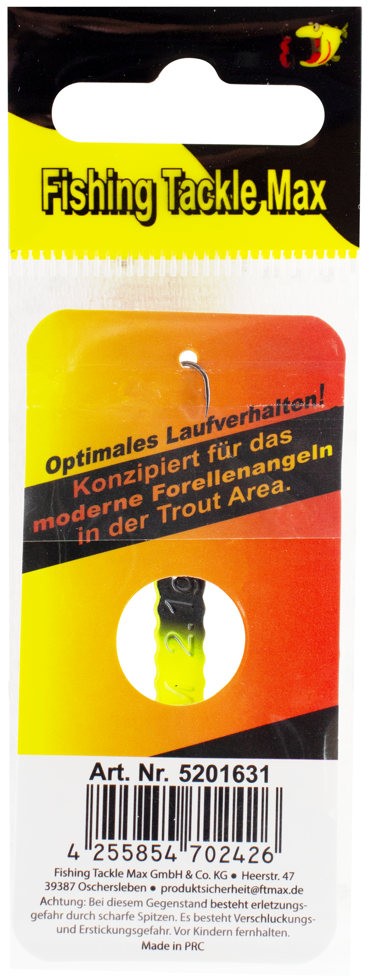 Spoon Curl Kong slim 2,1 g gelb / schwarz