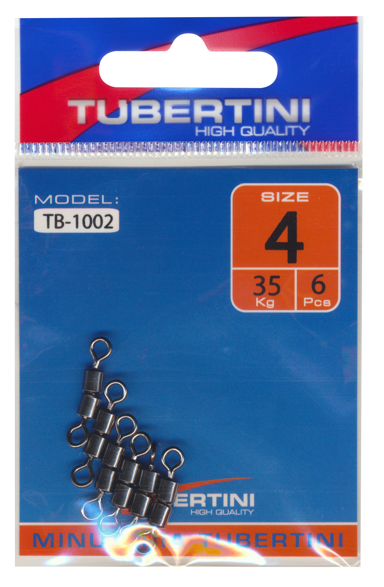 Wirbel doppelt TB-1002  Gr. 04 Inh. 8 Stk.