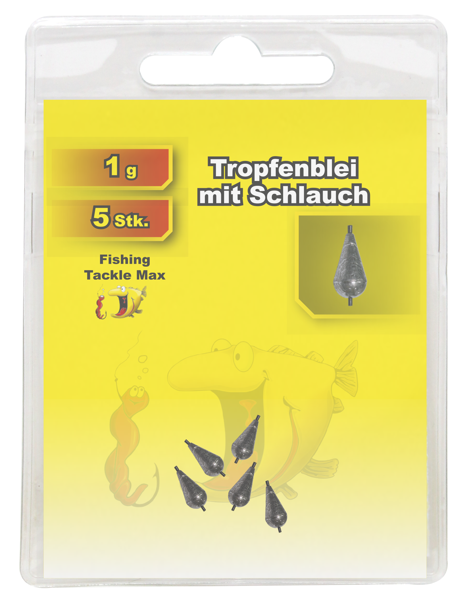 Tropfenblei mit Schlauch 1,0 g Inh. 5 Stk.