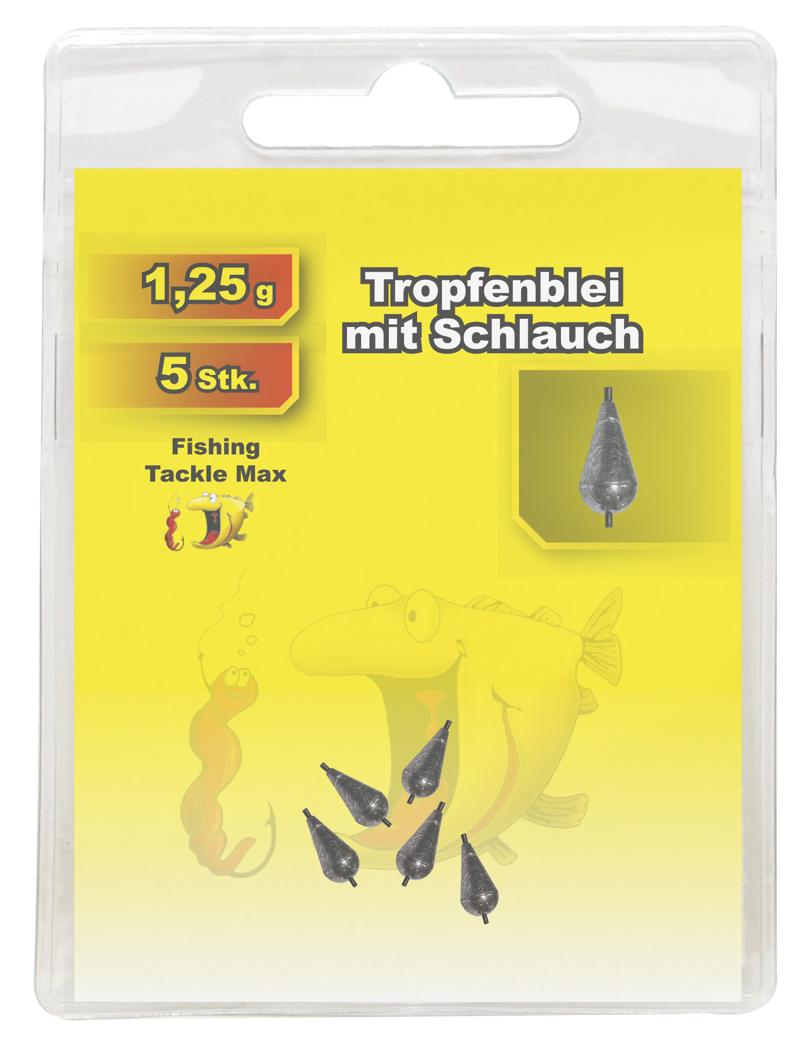 Tropfenblei mit Schlauch 1,25 g Inh. 5 Stk
