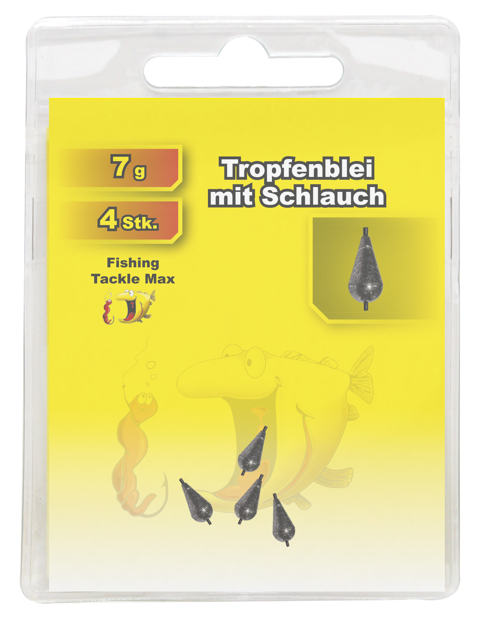 Tropfenblei mit Schlauch 7,0 g Inh. 4 Stk.