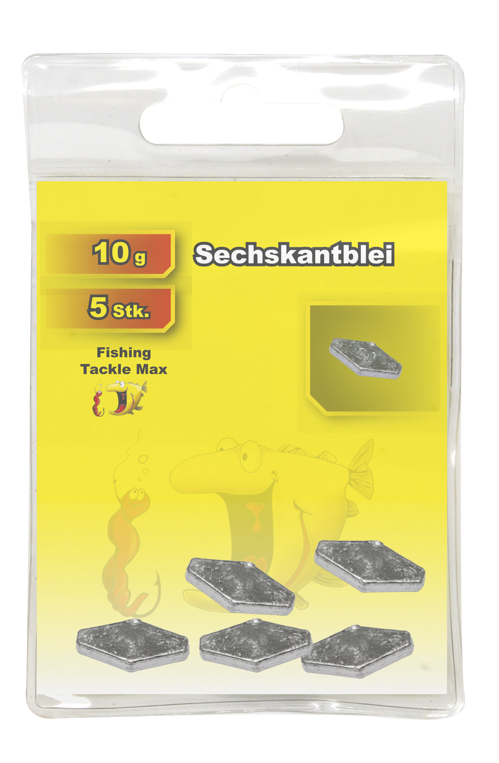 Sechskantblei 10 g Inh. 5 Stk.