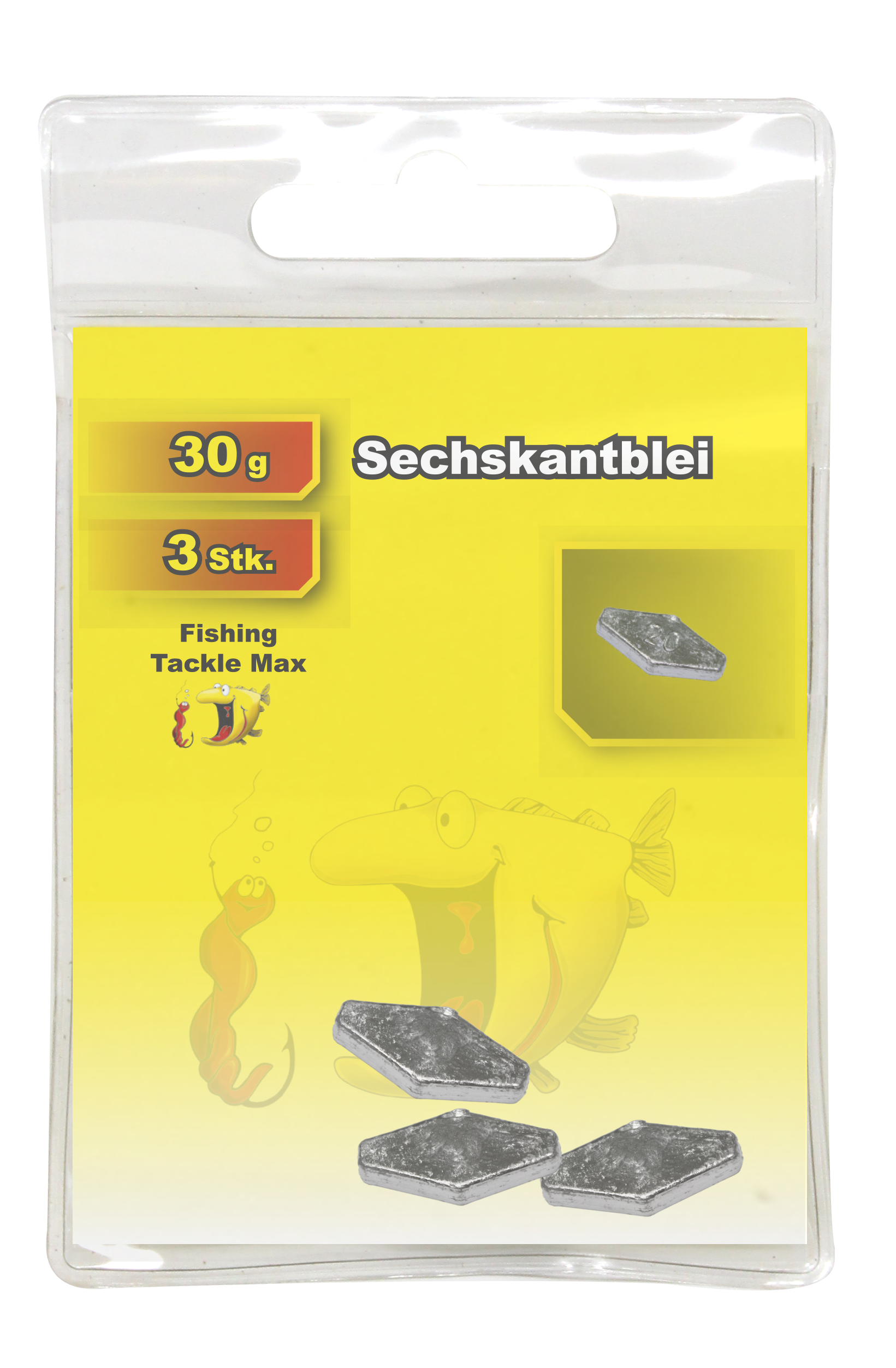 Sechskantblei 30 g Inh. 3 Stk.