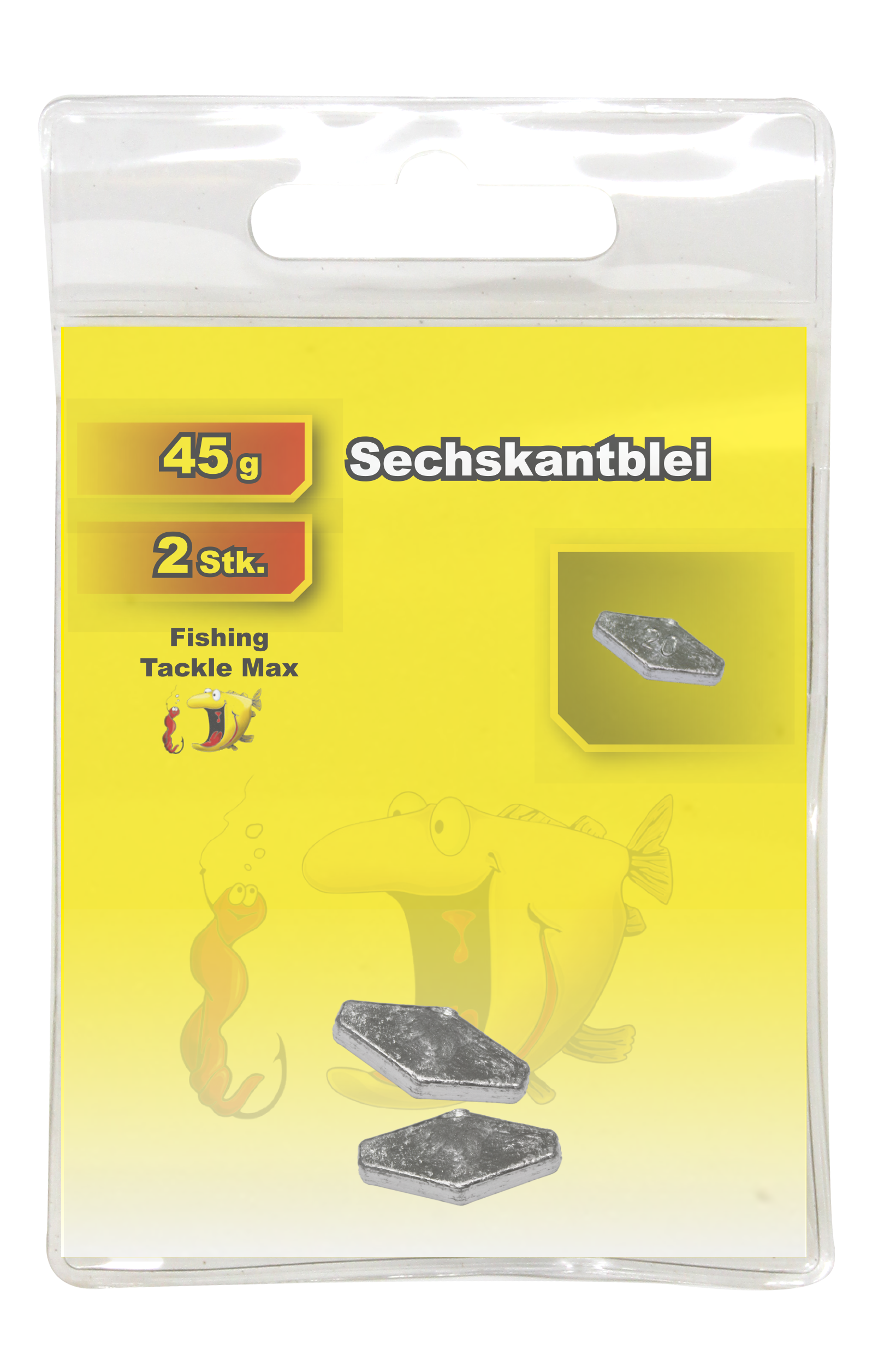 Sechskantblei 45 g Inh. 2 Stk.