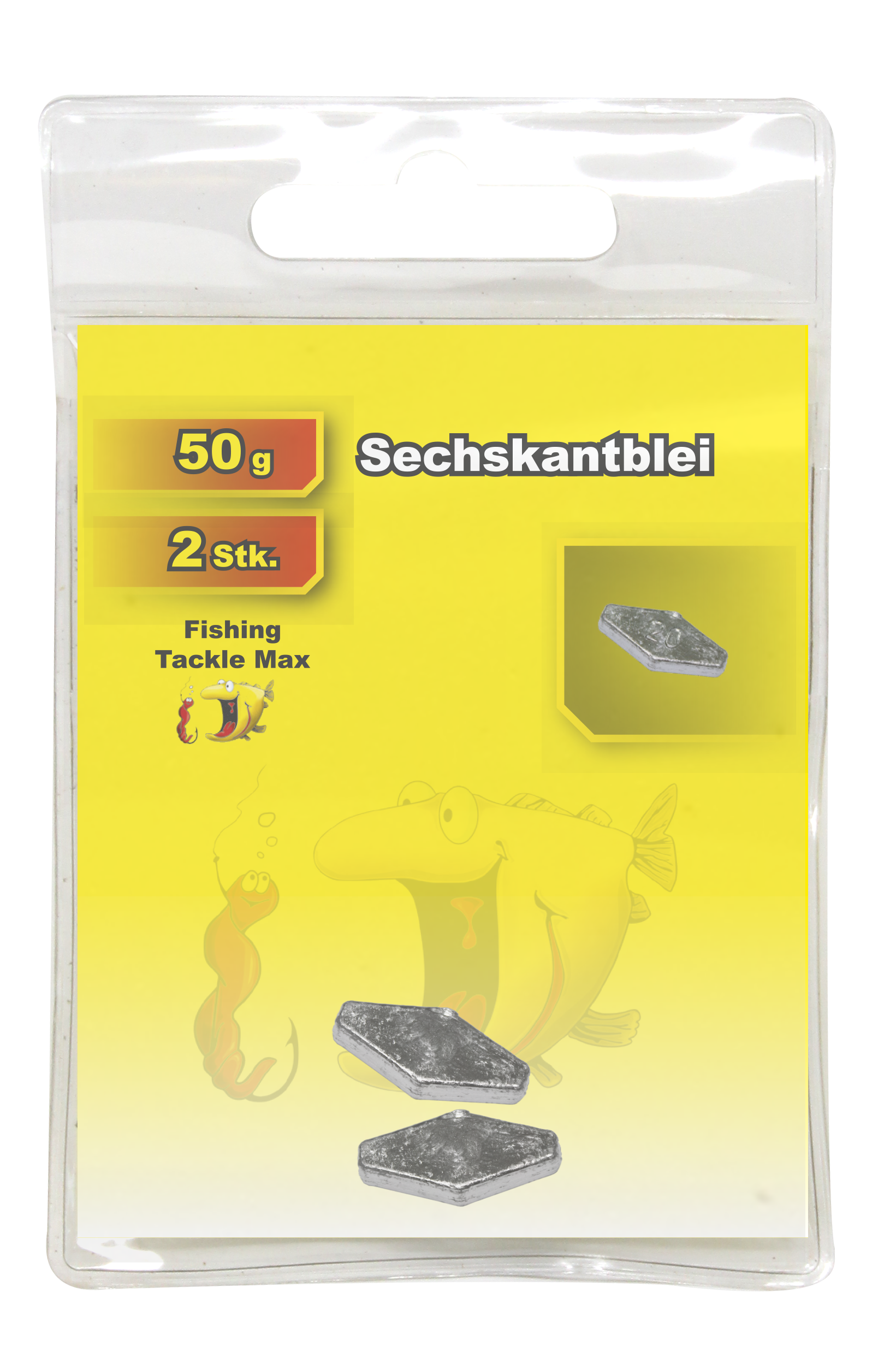 Sechskantblei 50 g Inh. 2 Stk.