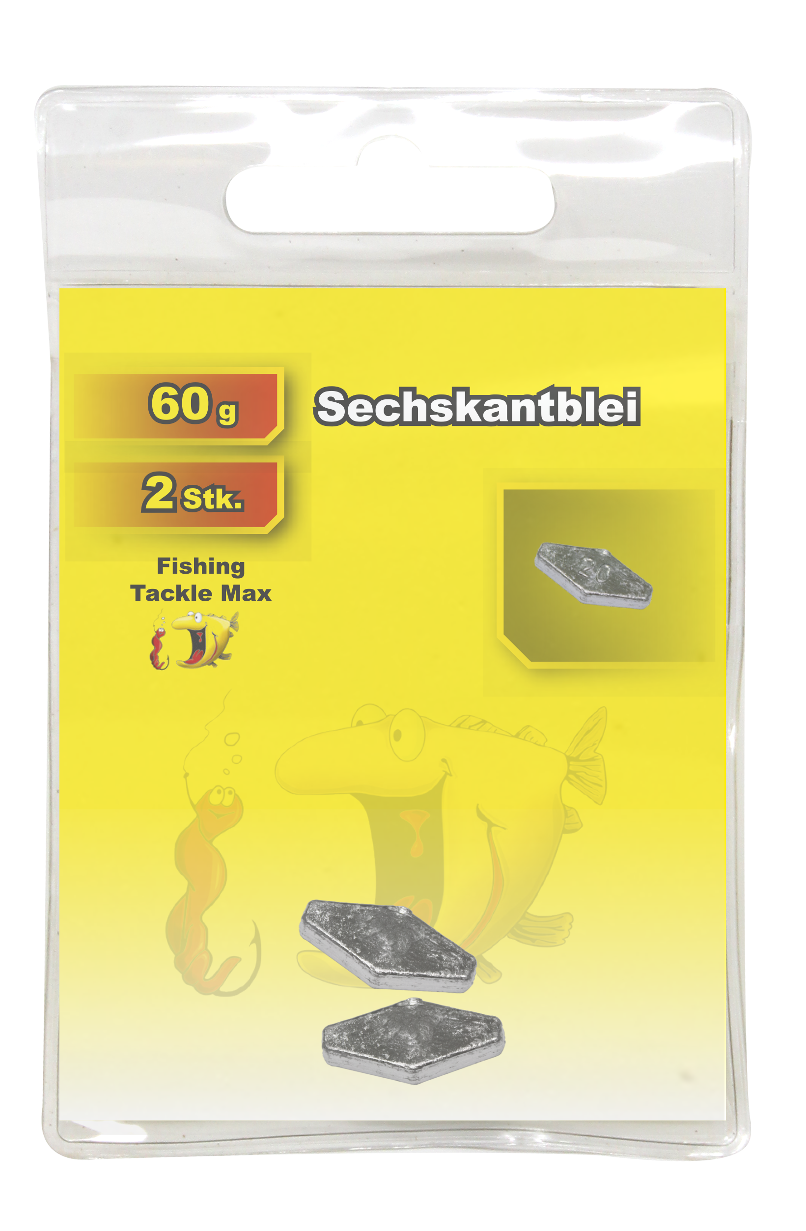 Sechskantblei 60 g Inh. 2 Stk.