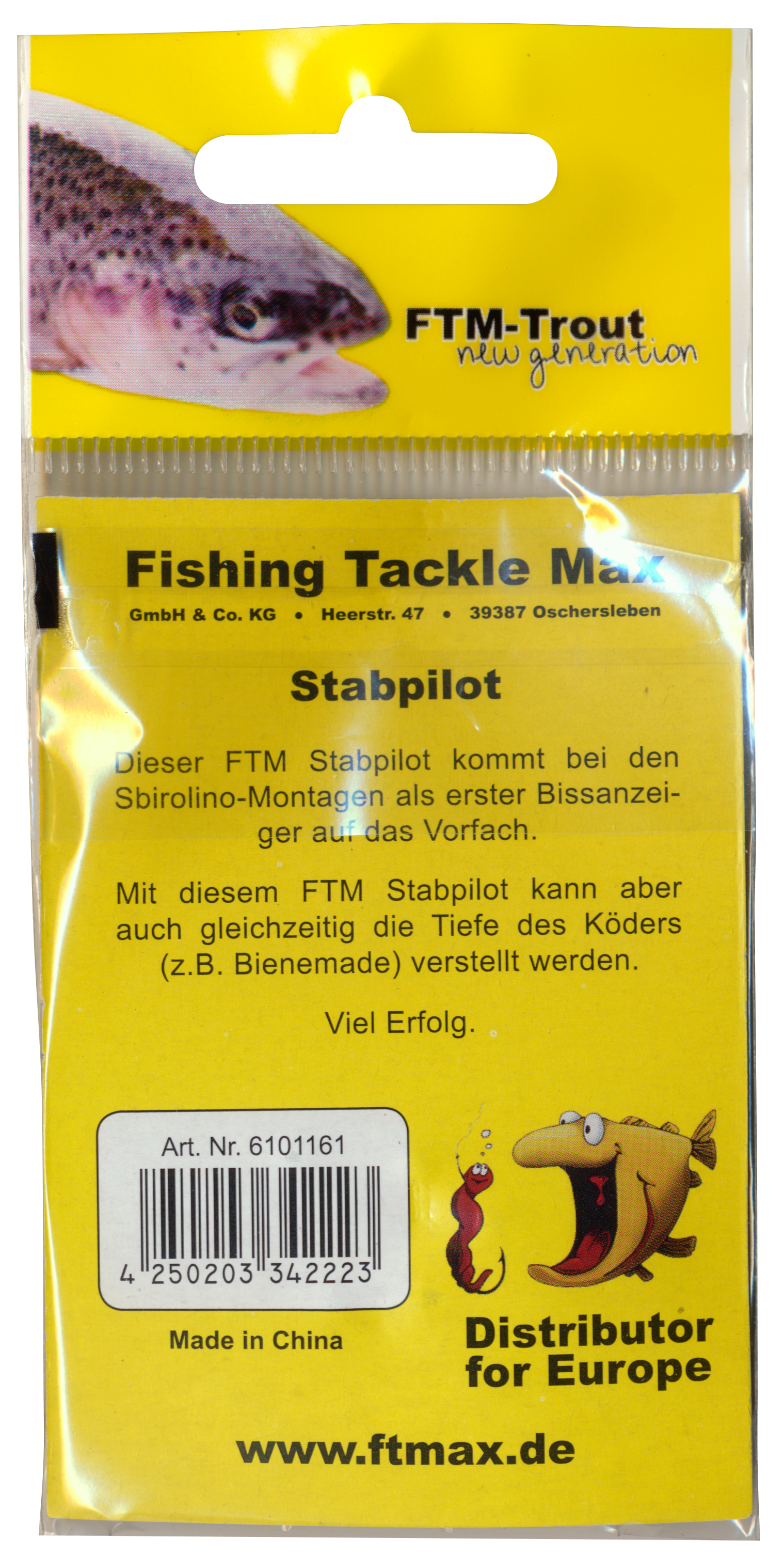 Stab-Pilot 8 mm gelb Inh. 6 Stk.
