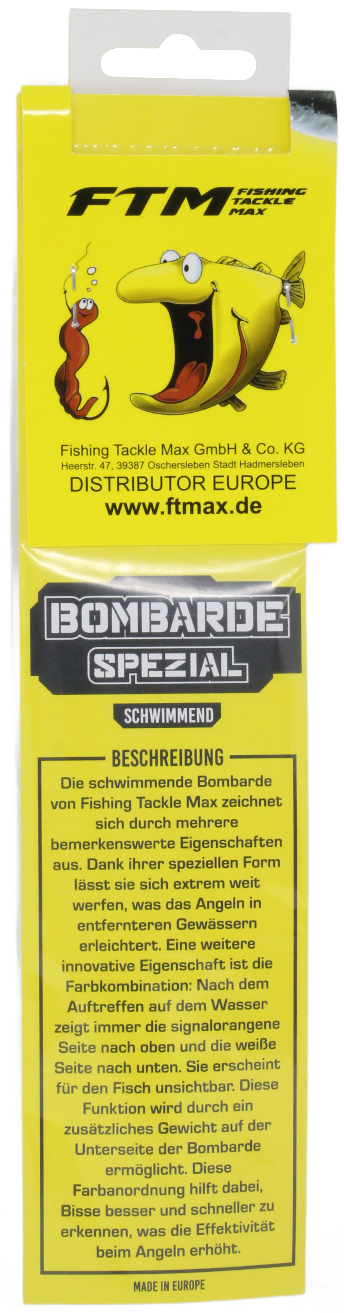 Bombarde Spezial schwimmend 30 g