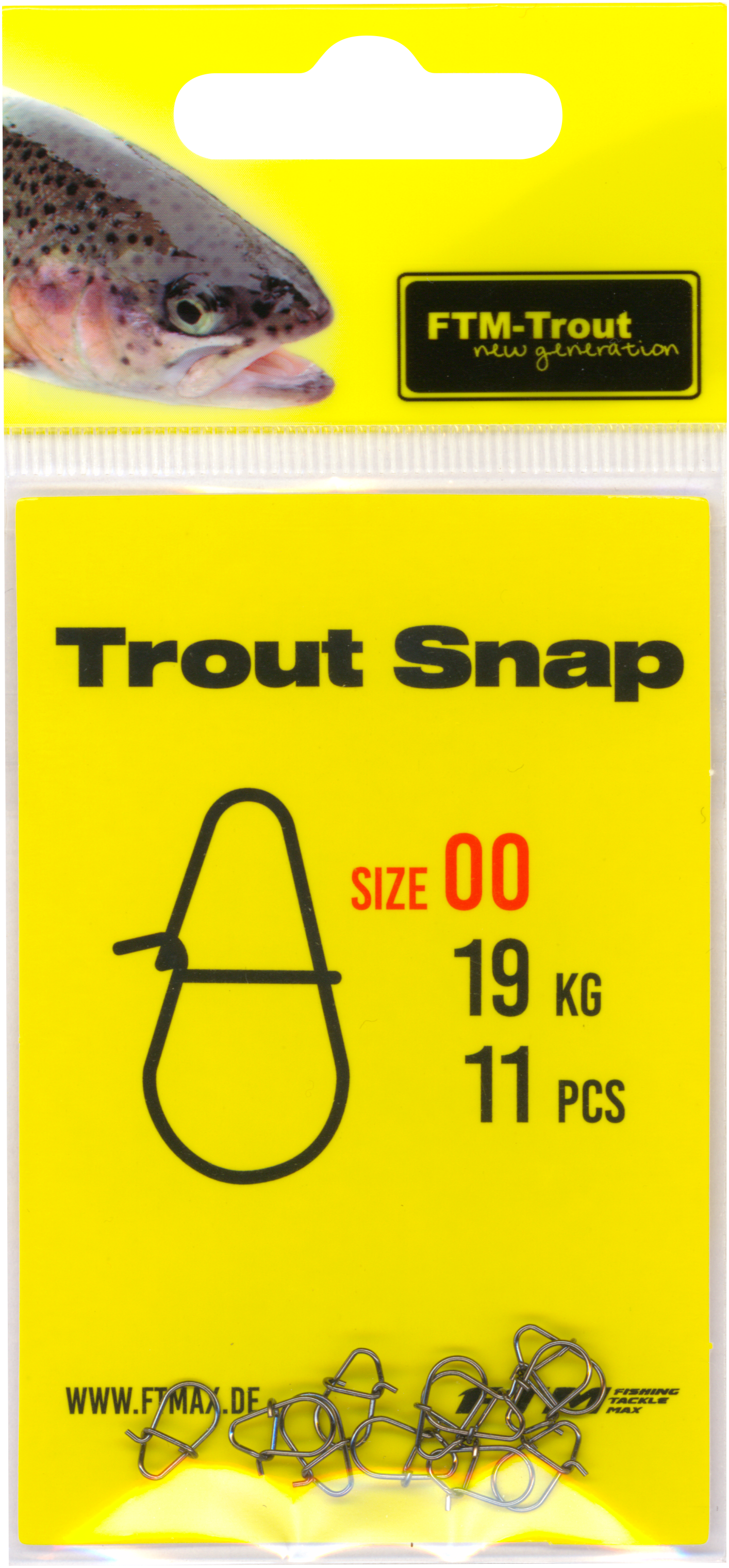 Trout Snap Gr. 00  Inh. 11 Stk.