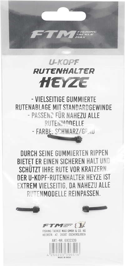 U - Kopf Rutenhalter Heyze
