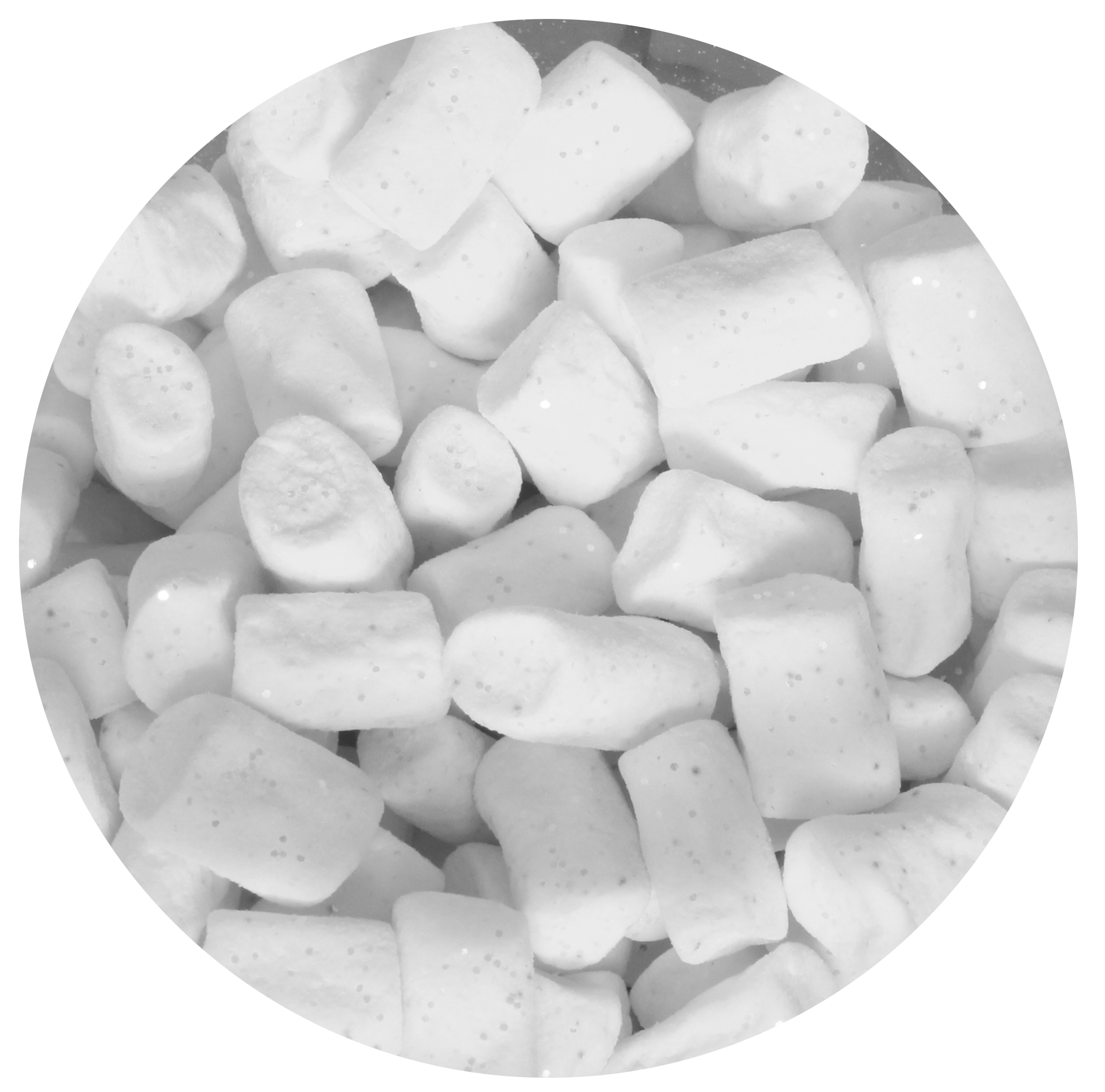 Marshmallow Knoblauch Mini schwimmend 35 g Weiß