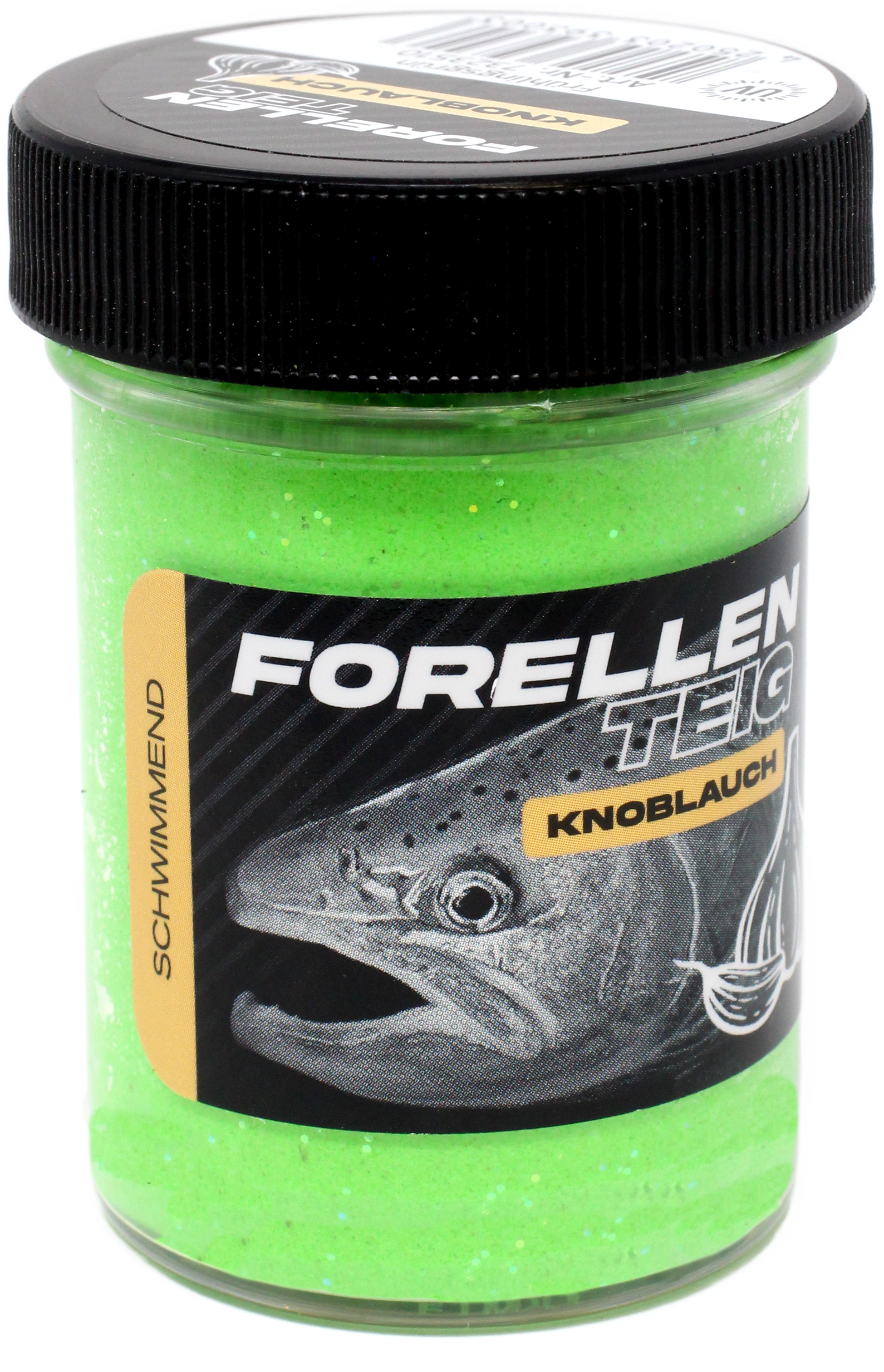 Forellenteig Knoblauch schwimmend 50 g Frühlingsgrün UV