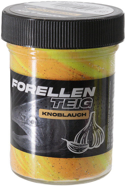Forellenteig Knoblauch schwimmend 50 g Sandsturm