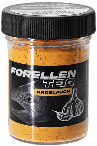 Forellenteig Knoblauch schwimmend 50 g Orange Spritz