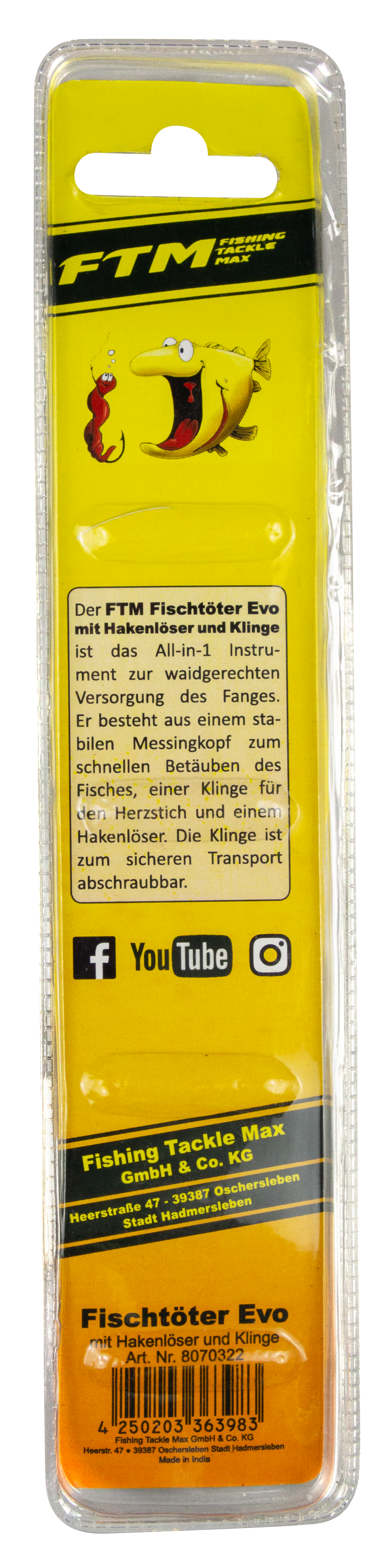 Fischtöter mit Hakenlöser & Klinge Evo