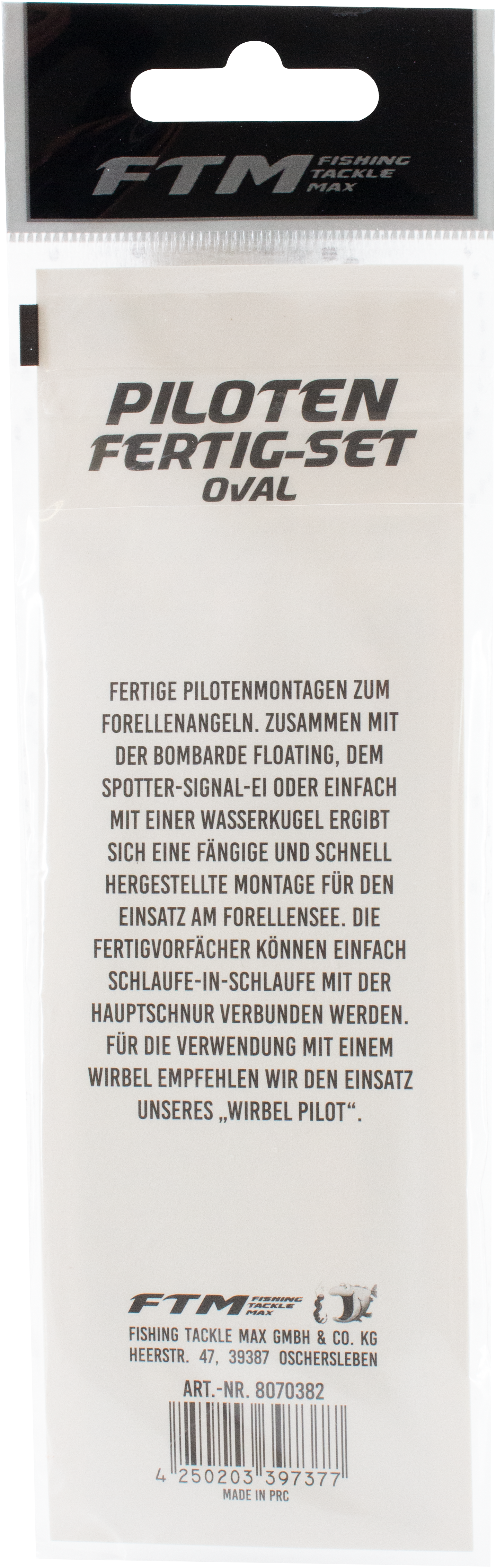 Piloten-Fertig-Set oval