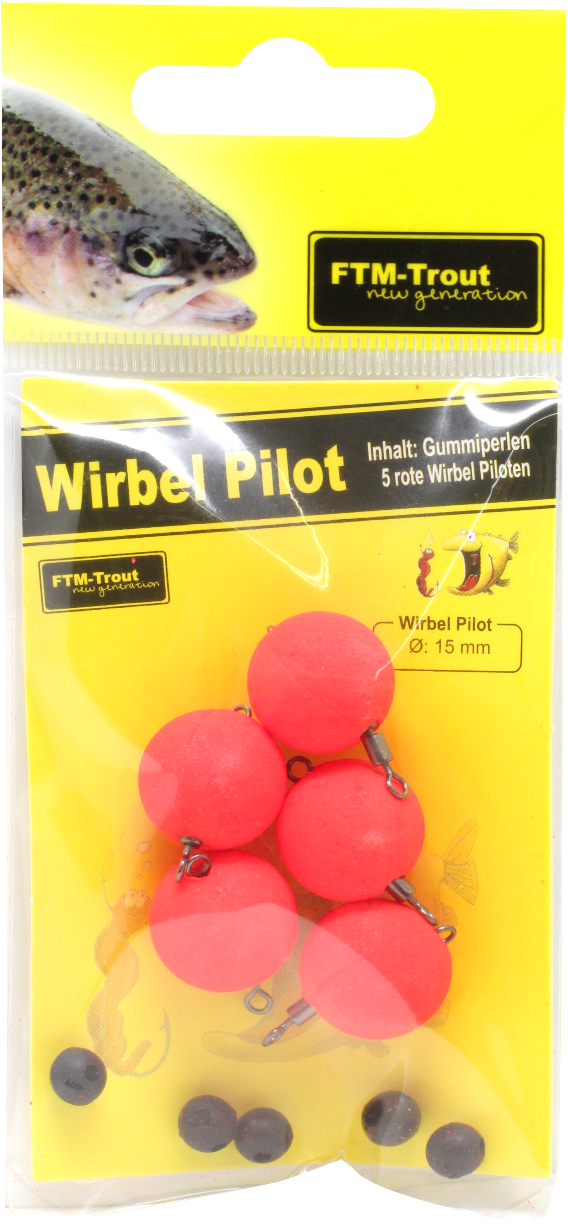 Wirbel Pilot rot 15 mm