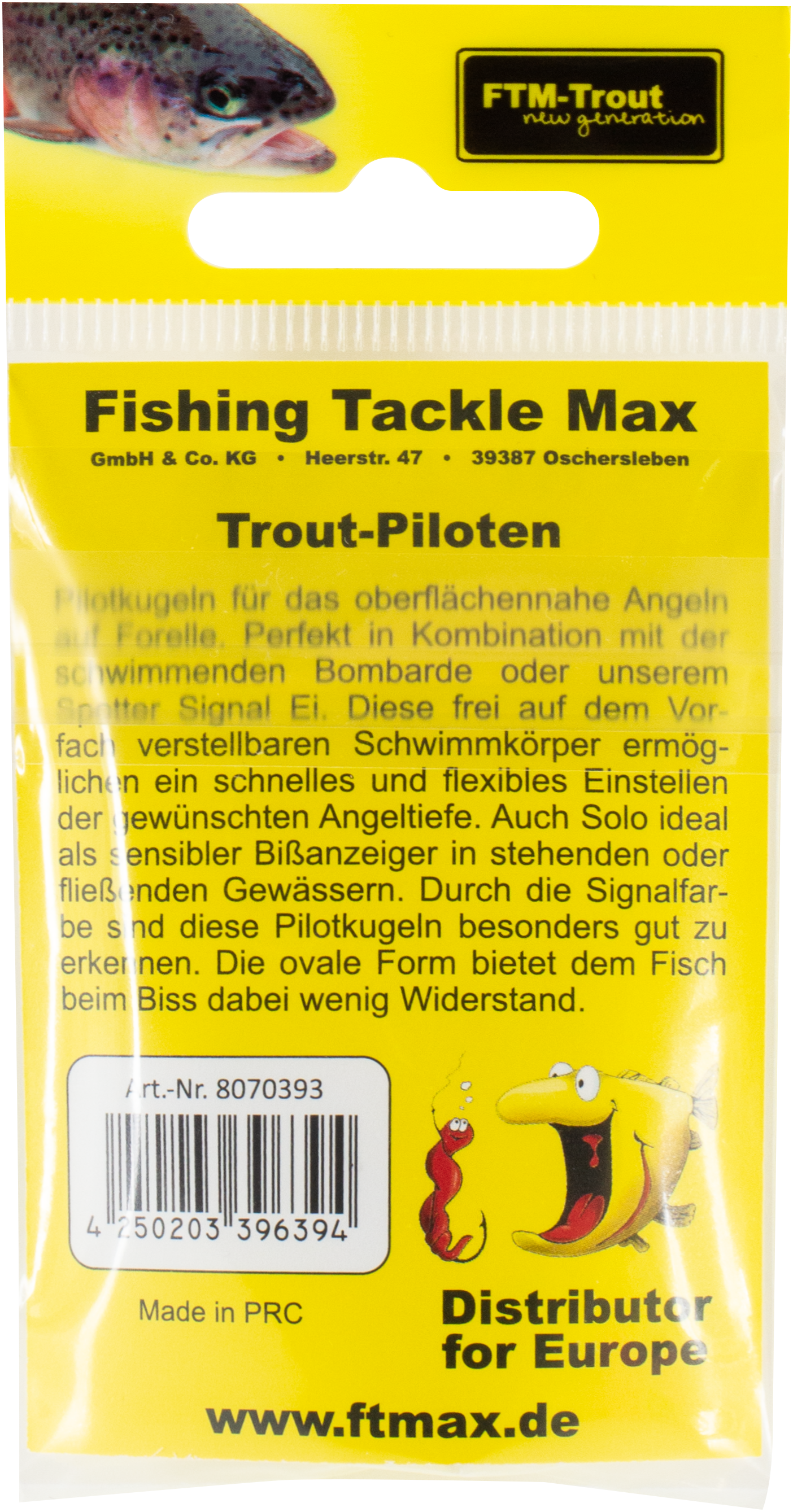 Pilot oval Big gelb 13 x 35 mm Inh. 3 Stk.