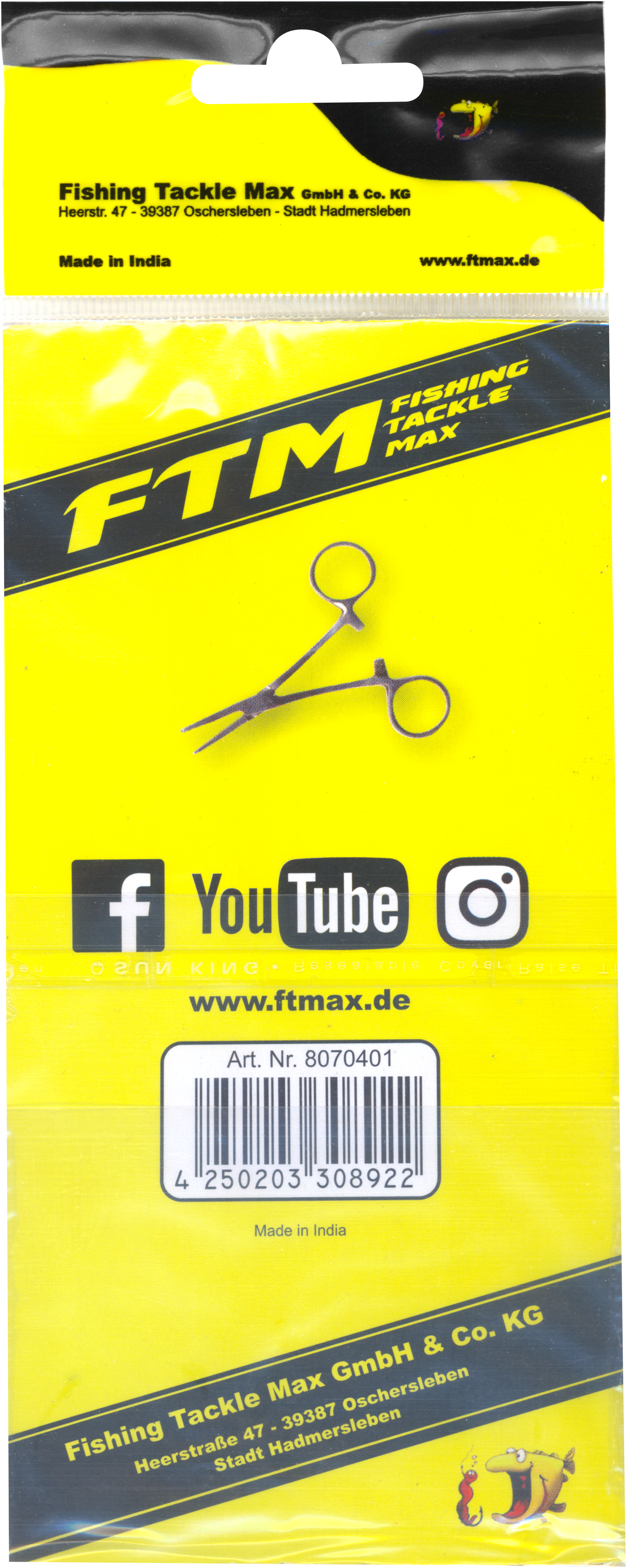 Arterienklemme gerade 15 cm