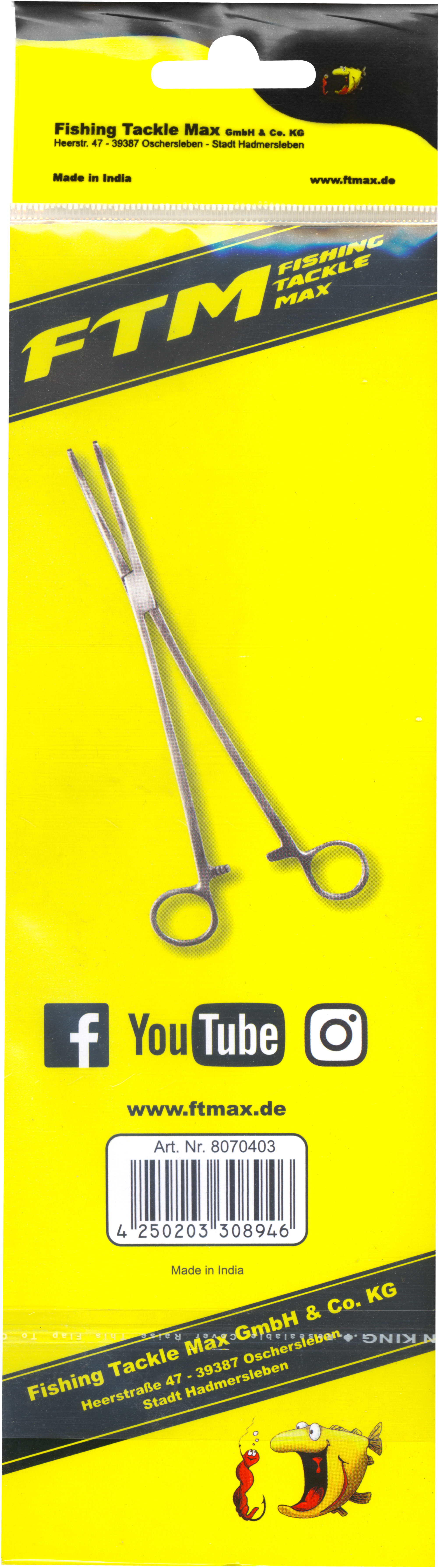 Arterienklemme gerade 25 cm