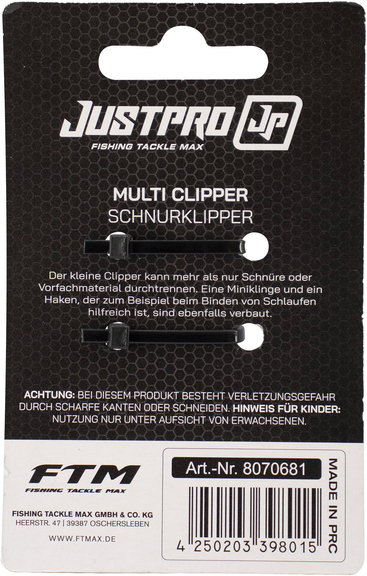 JustPro Multi Clipper - Schnurklipper