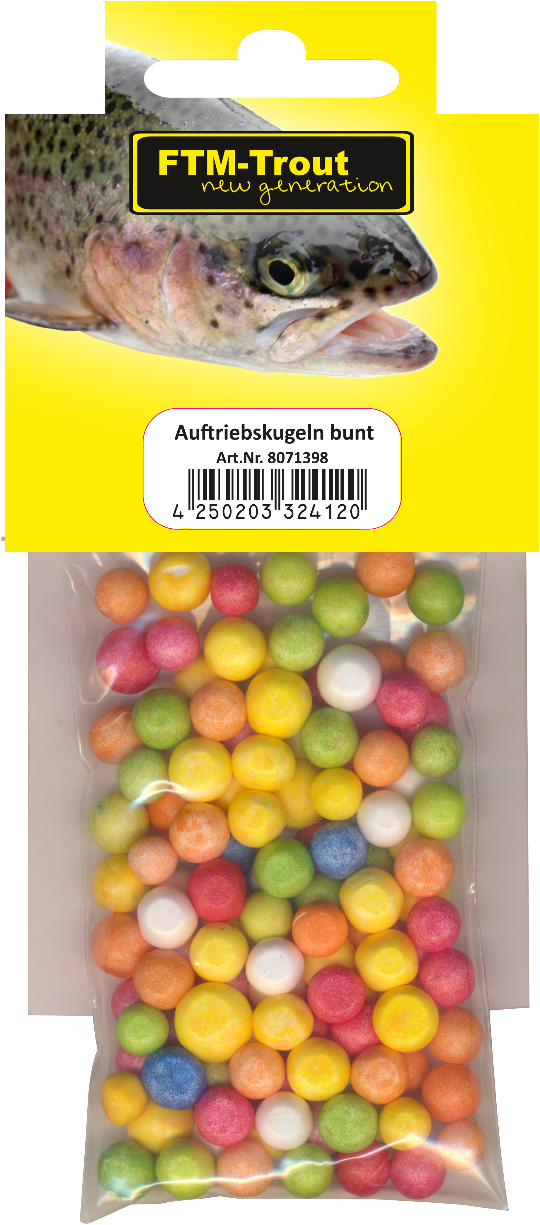 Auftriebskugeln bunt Tüte