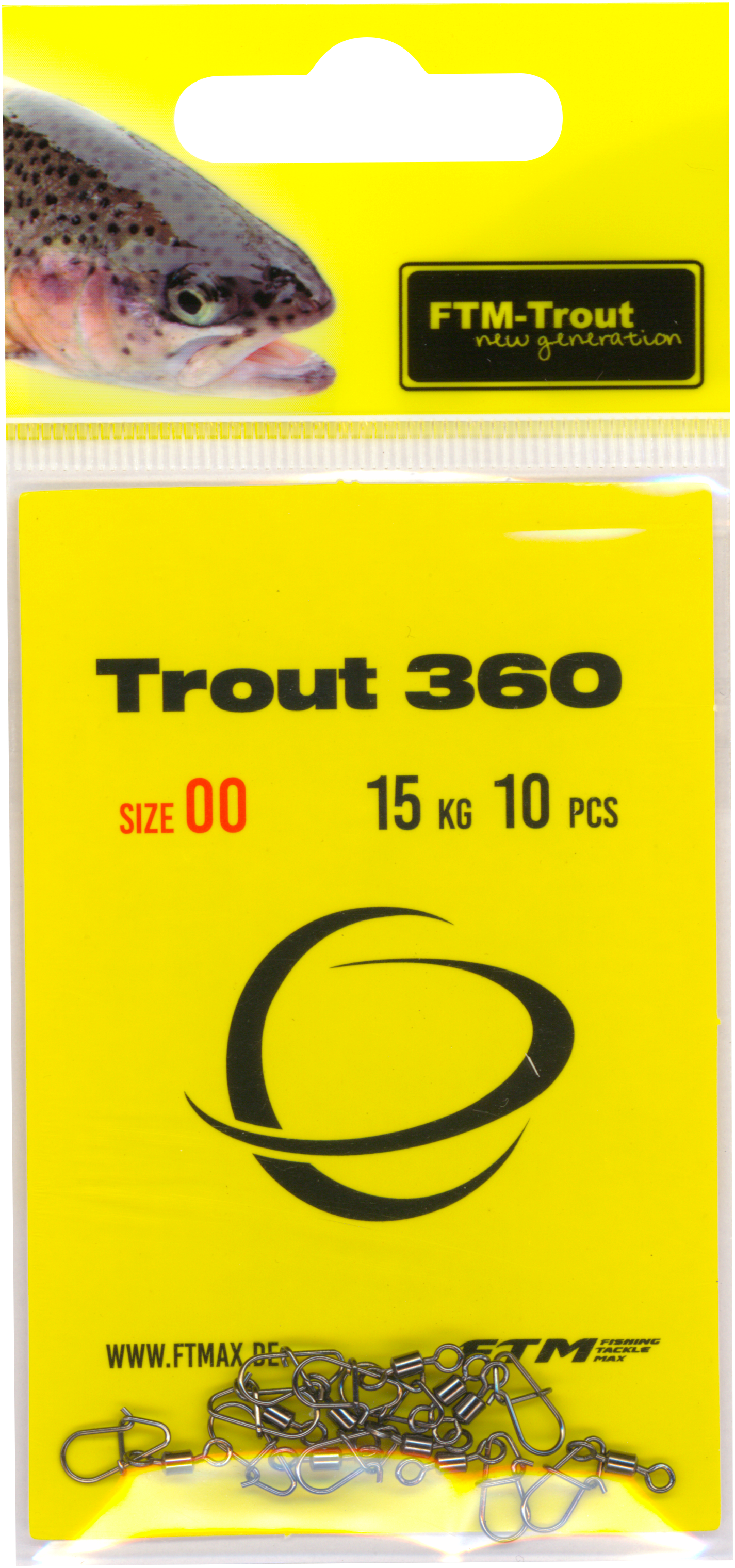 Trout 360° Gr. 00 Inh. 10 Stk.