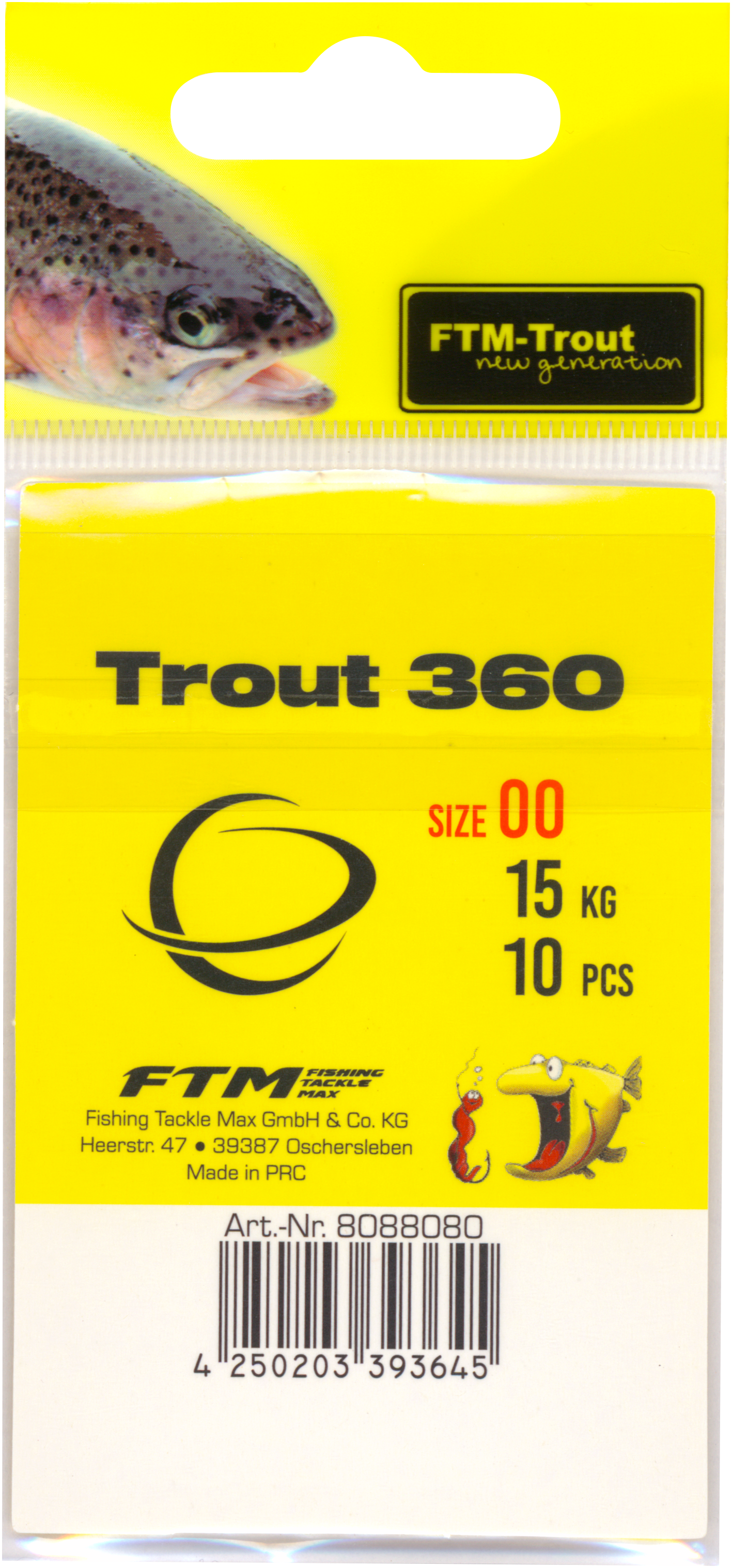 Trout 360° Gr. 00 Inh. 10 Stk.