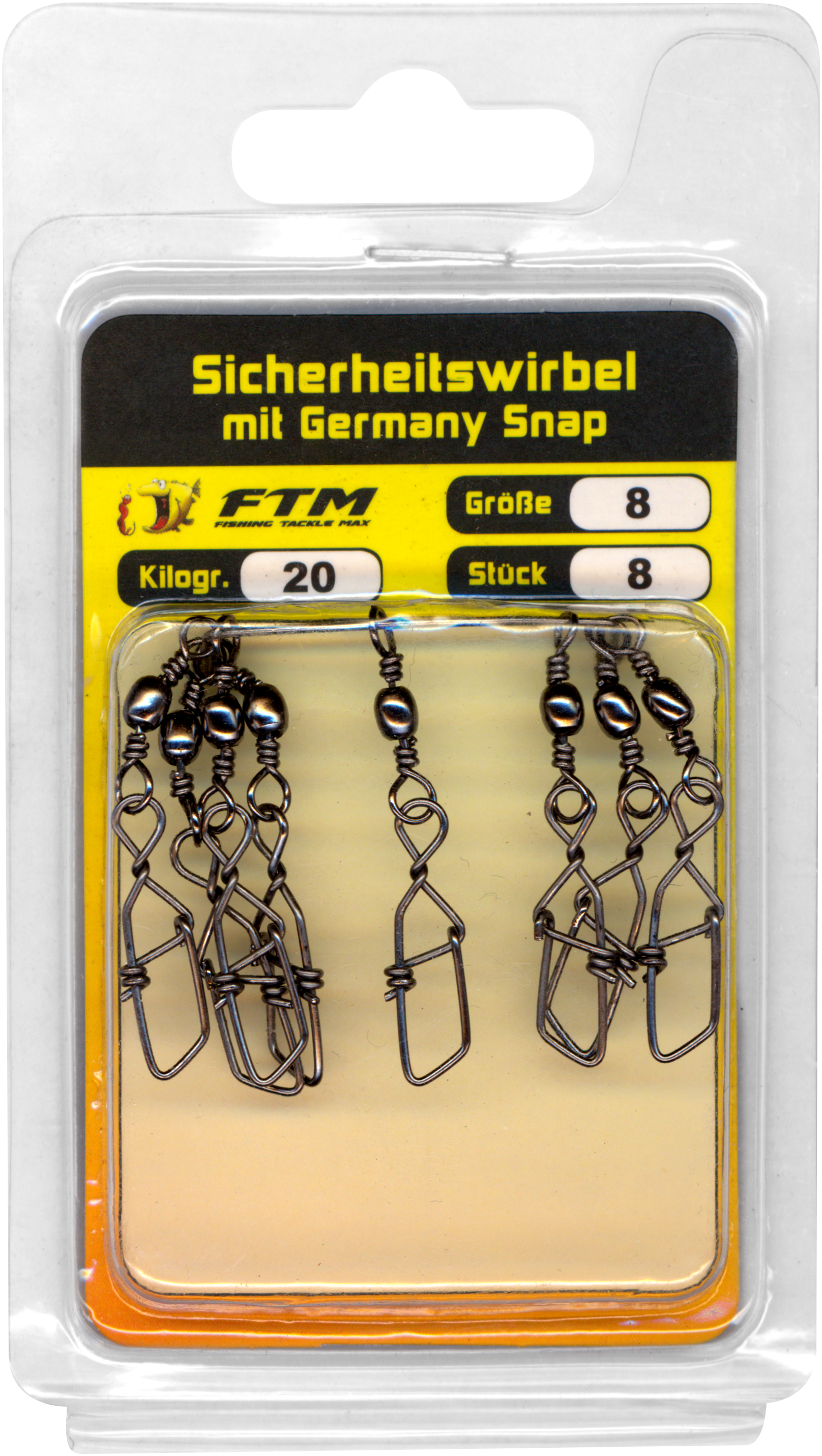 Wirbel m. Germany Snap Gr. 8
