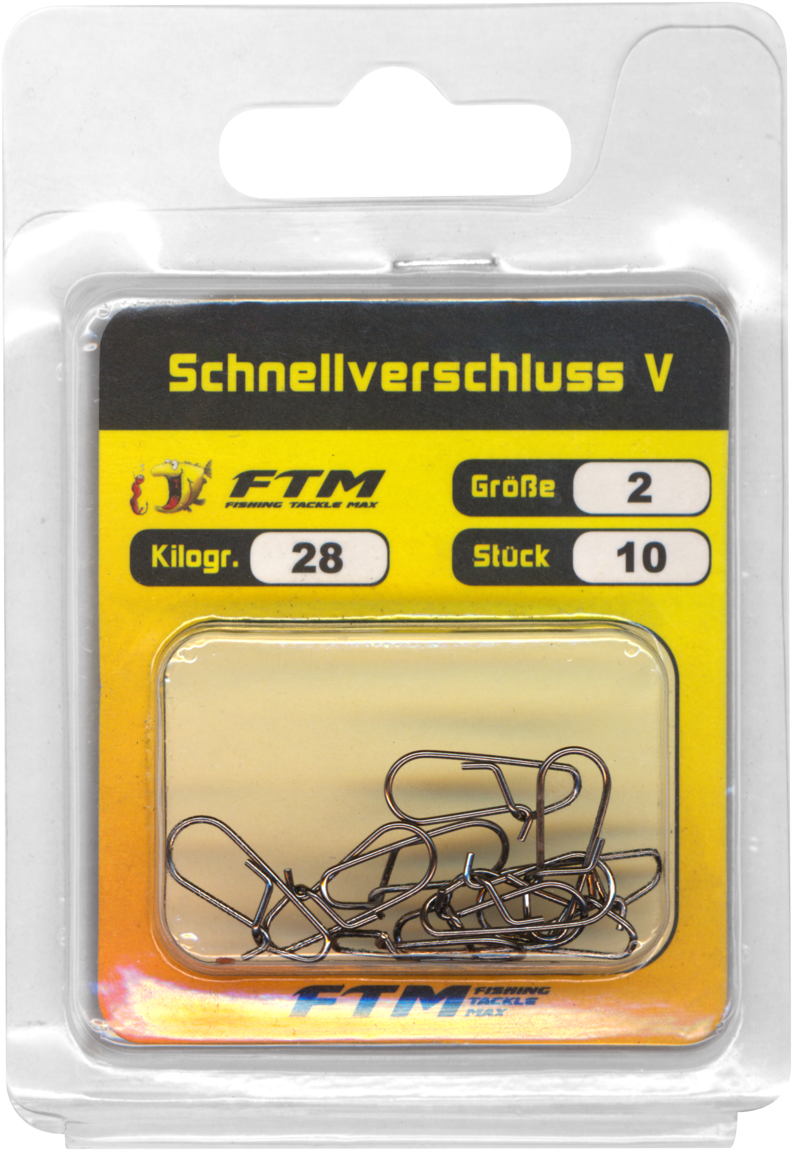Schnellverschluss Gr. 2 Inh. 10 Stk.