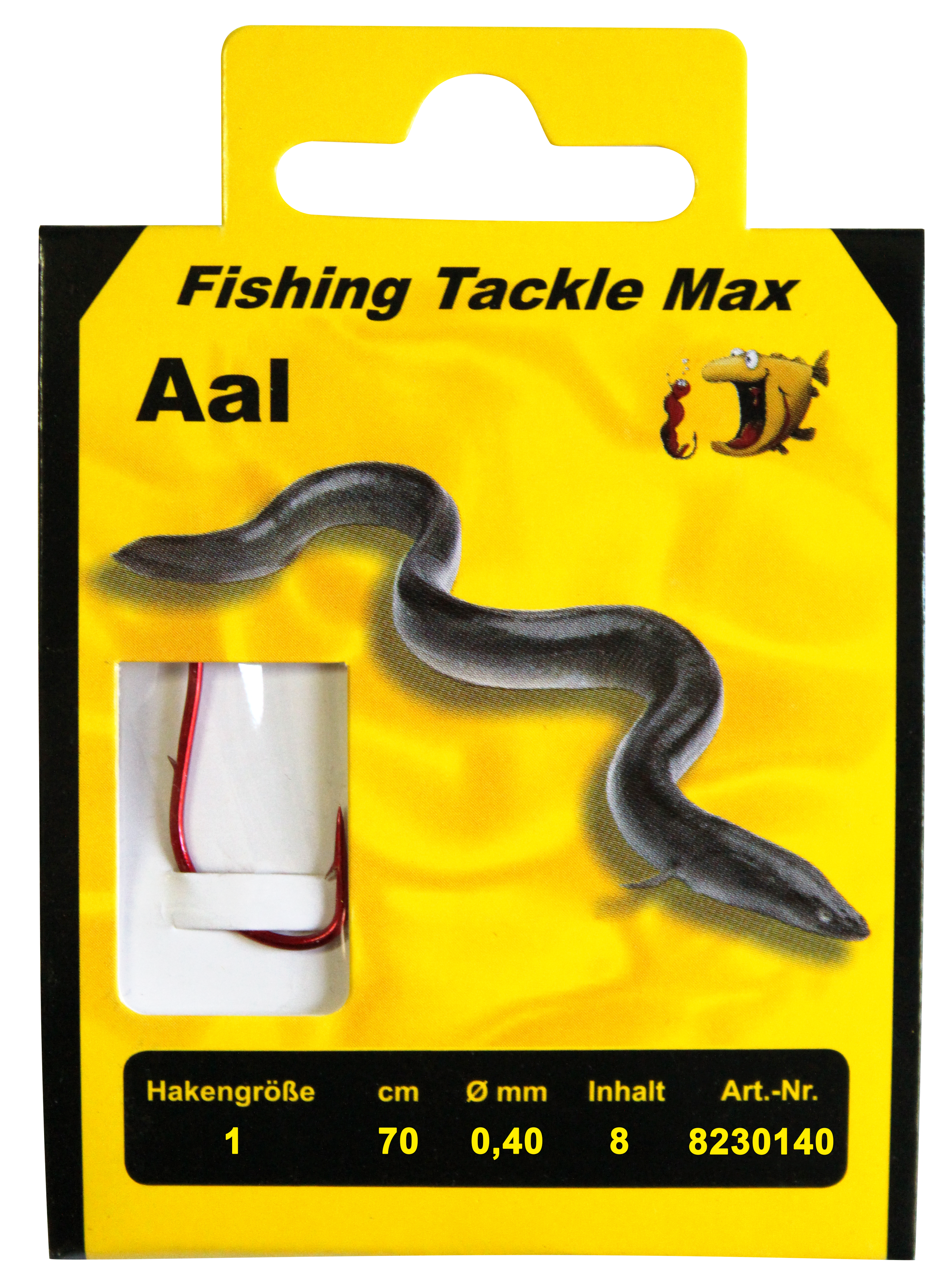 Haken geb. Aal  01 Ø 0,40 mm Inh. 8 Stk.