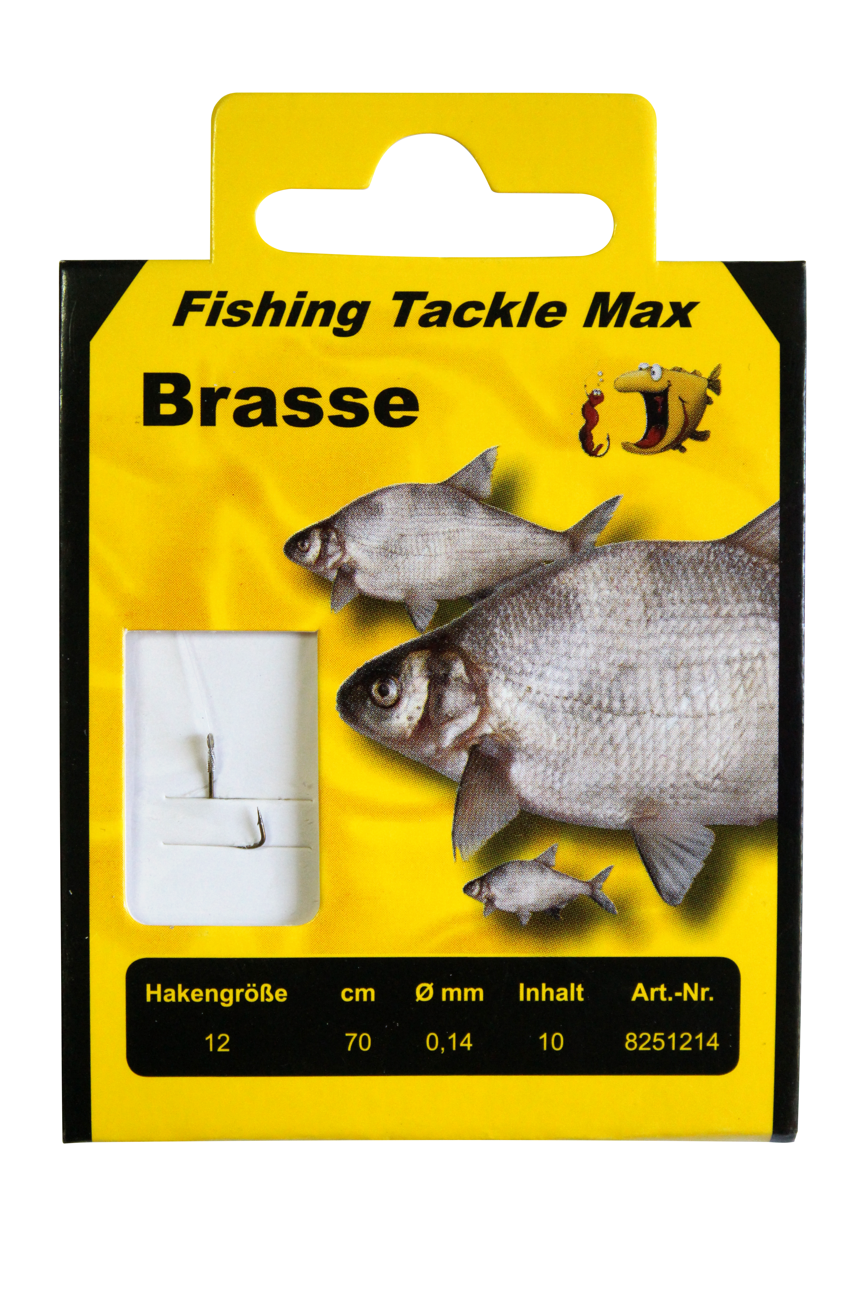 Haken geb. Brassen  12 Ø 0,14 mm Inh. 10 Stk.